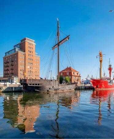 Appartment Im Ohlerich Speicher In Wismar Mit Stadt -Und Meerblick Exterior foto